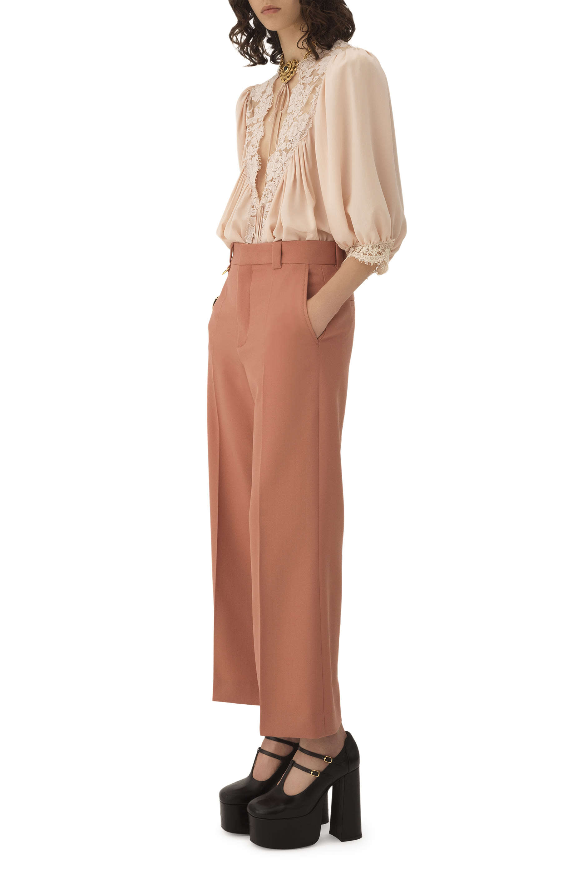 Flared Bootcut Trousers