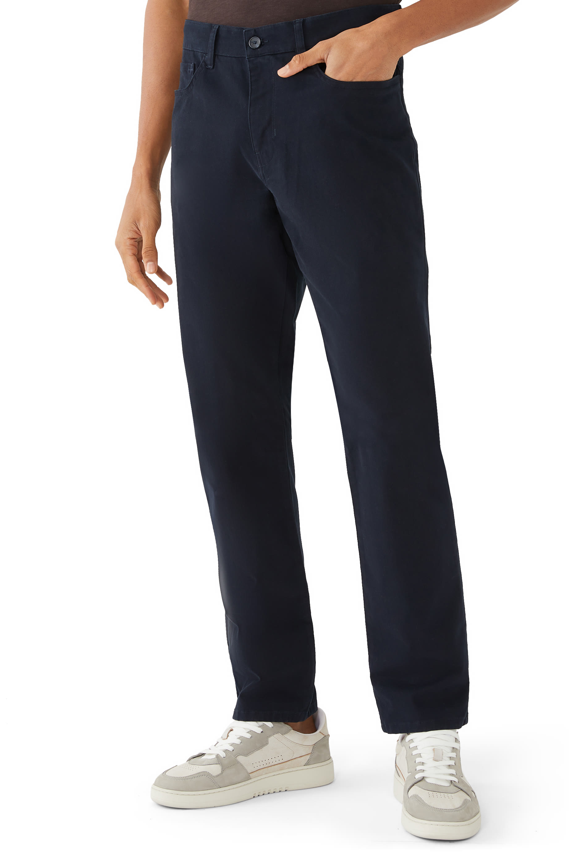 Peached Stretch-Cotton Pant