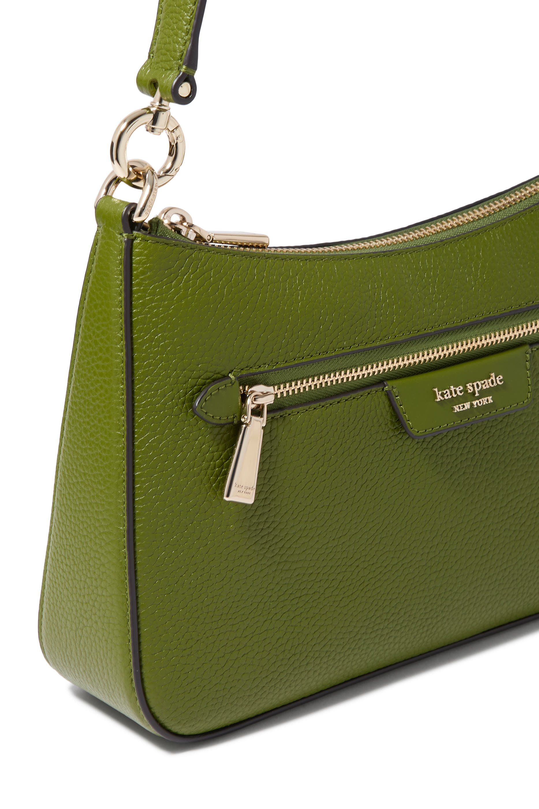 Hudson Pebbled Leather Convertible Crossbody Bag