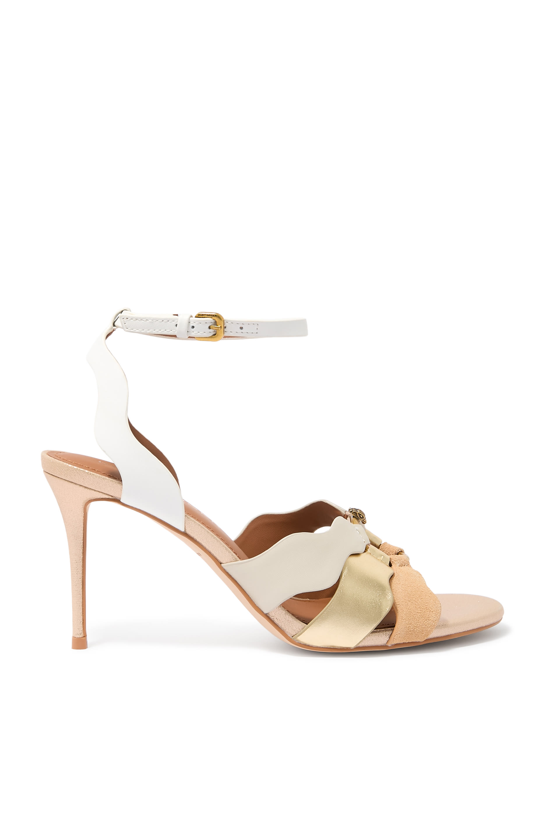 Sun Wave Leather Sandals
