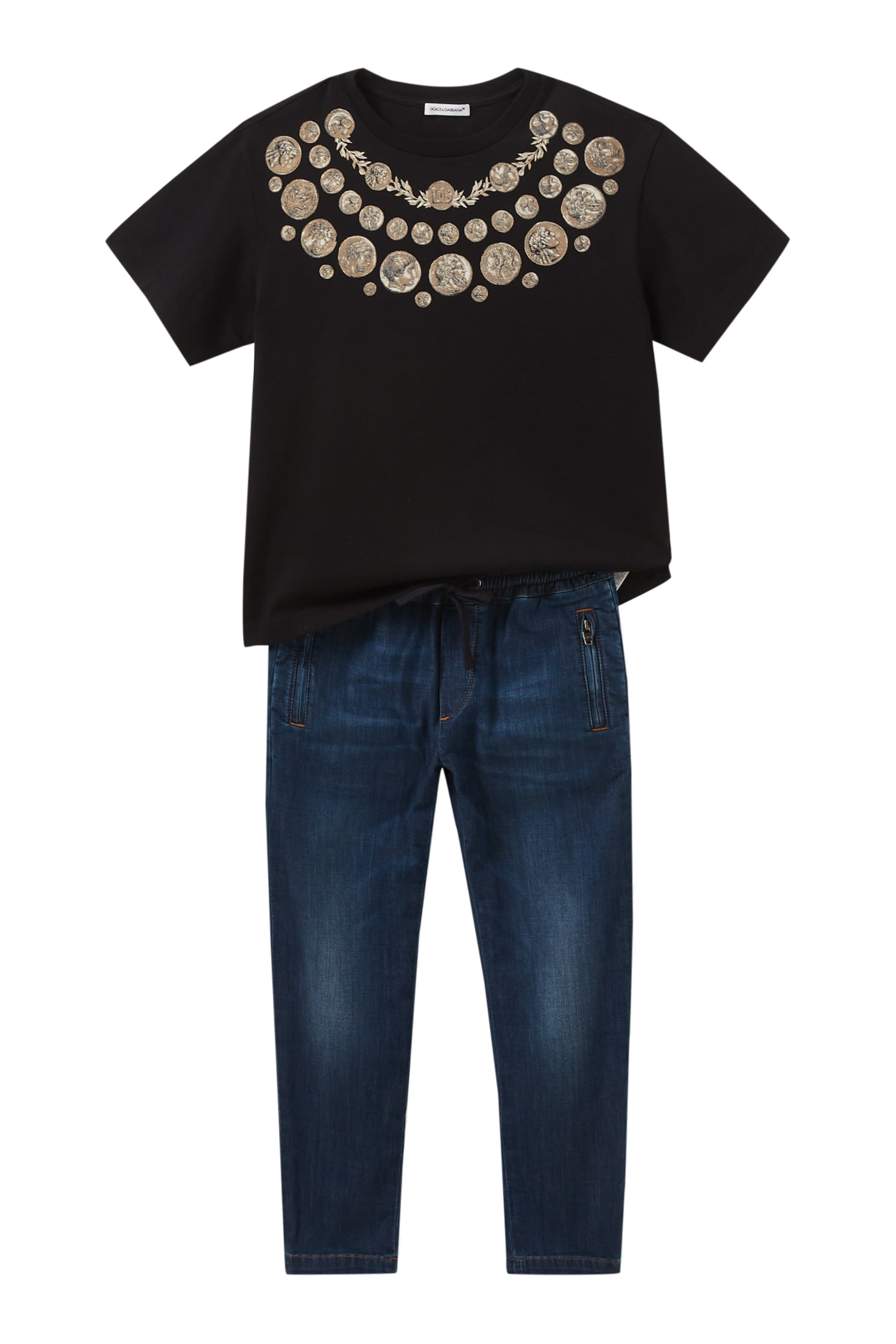 Kids Cotton Roma Coin T-Shirt