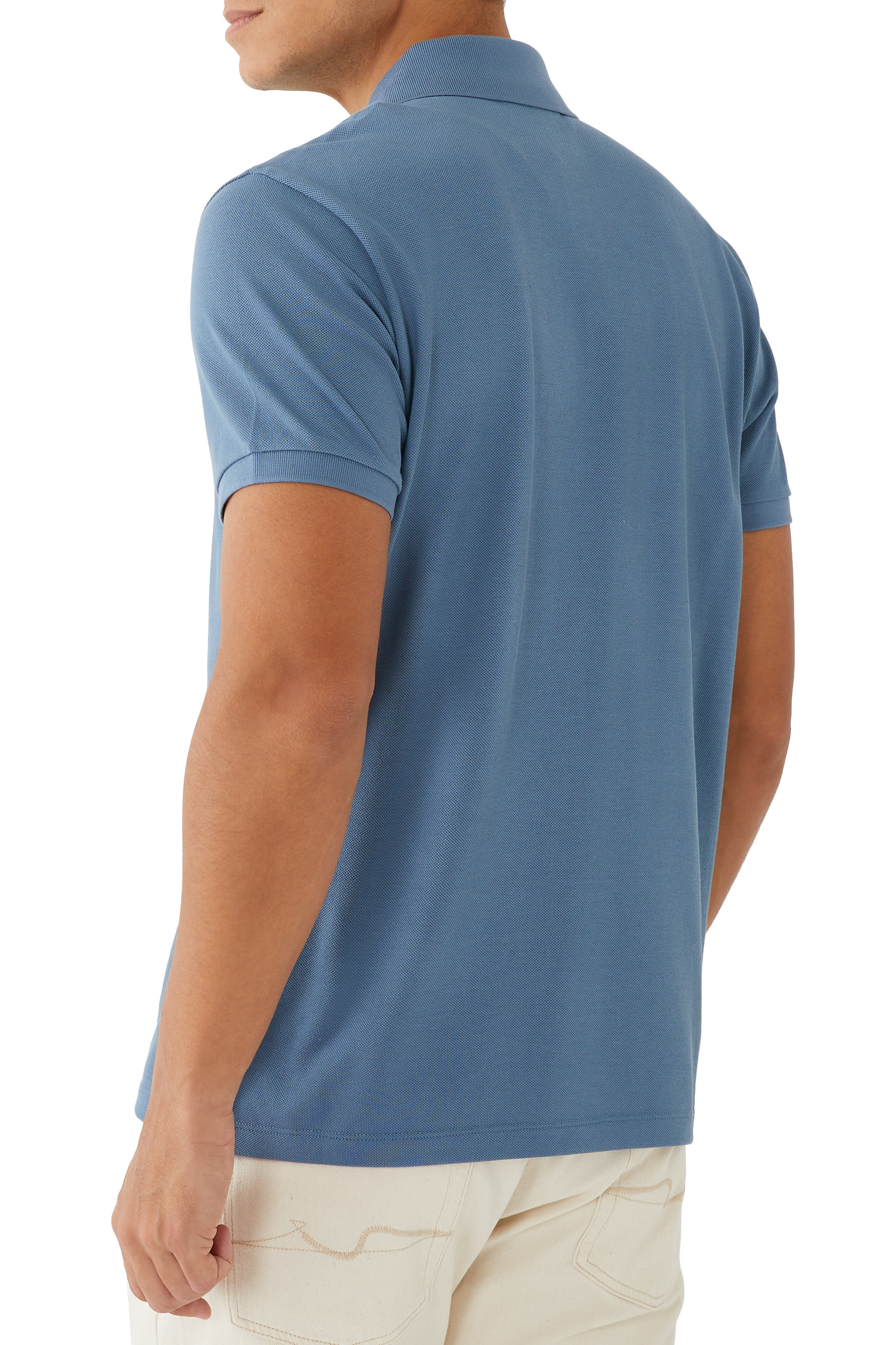 Logo-Appliqu&eacute;d Pique Cotton Polo Shirt