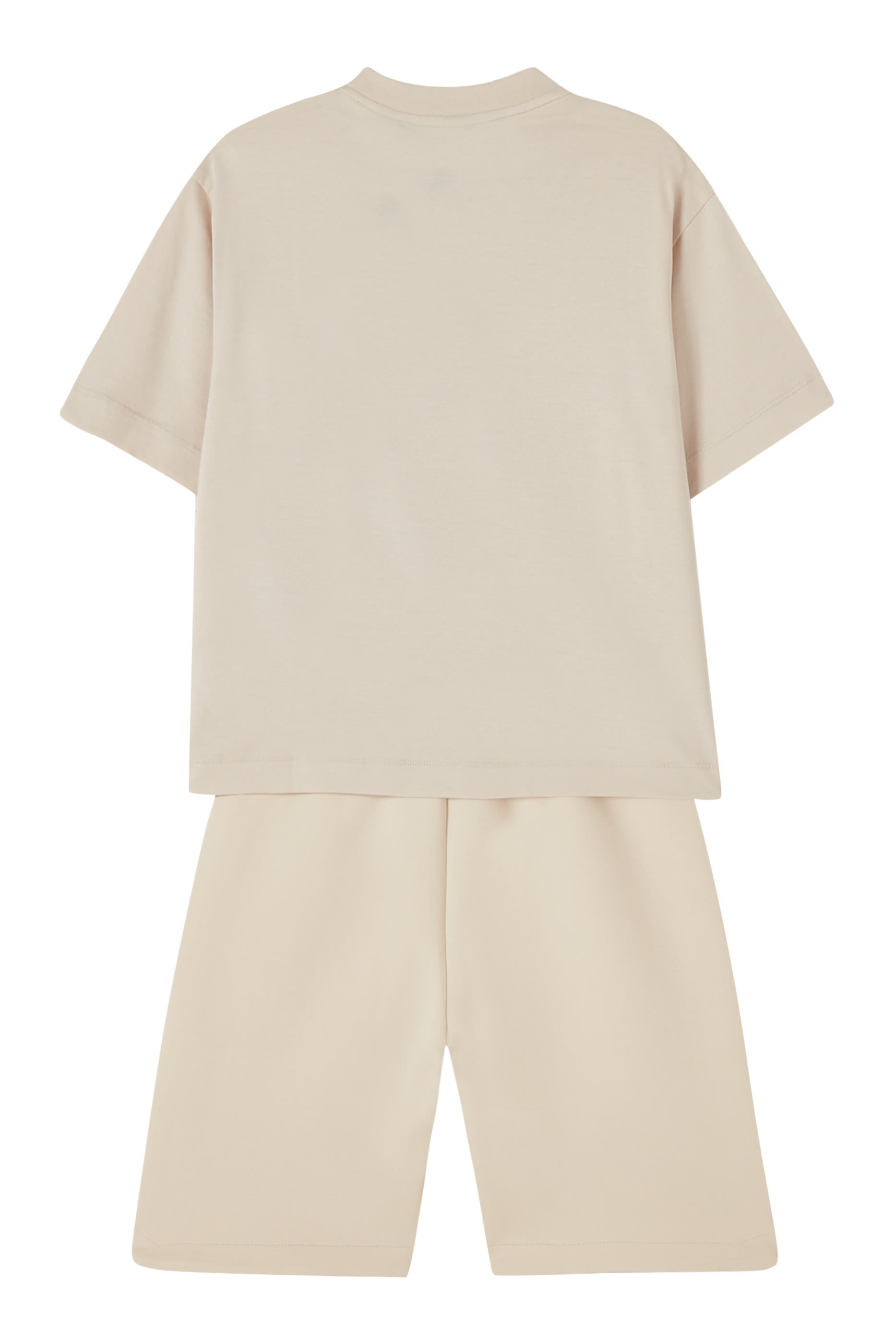 Kids Logo Text T-Shirt & Shorts Set