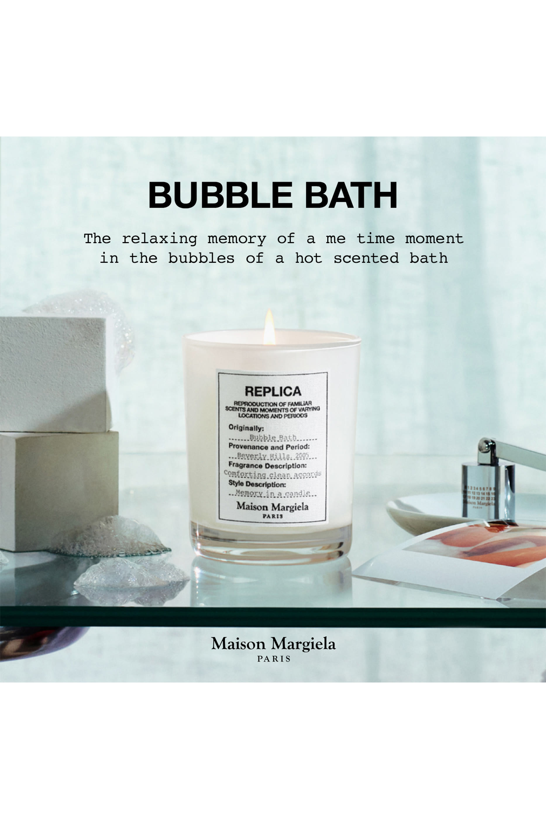 Replica Bubble Bath Candle