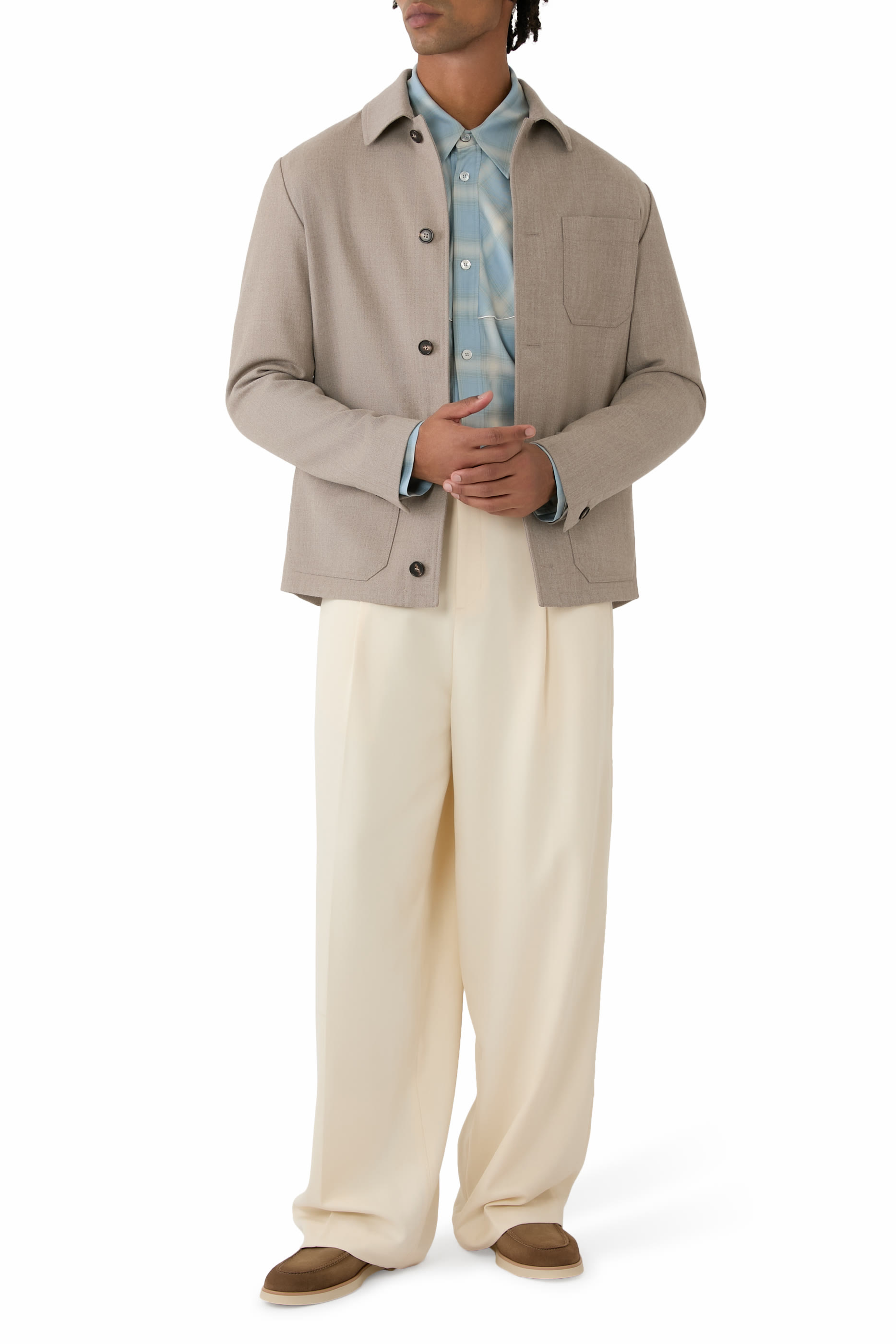 Plaid Long Sleeves Shirt