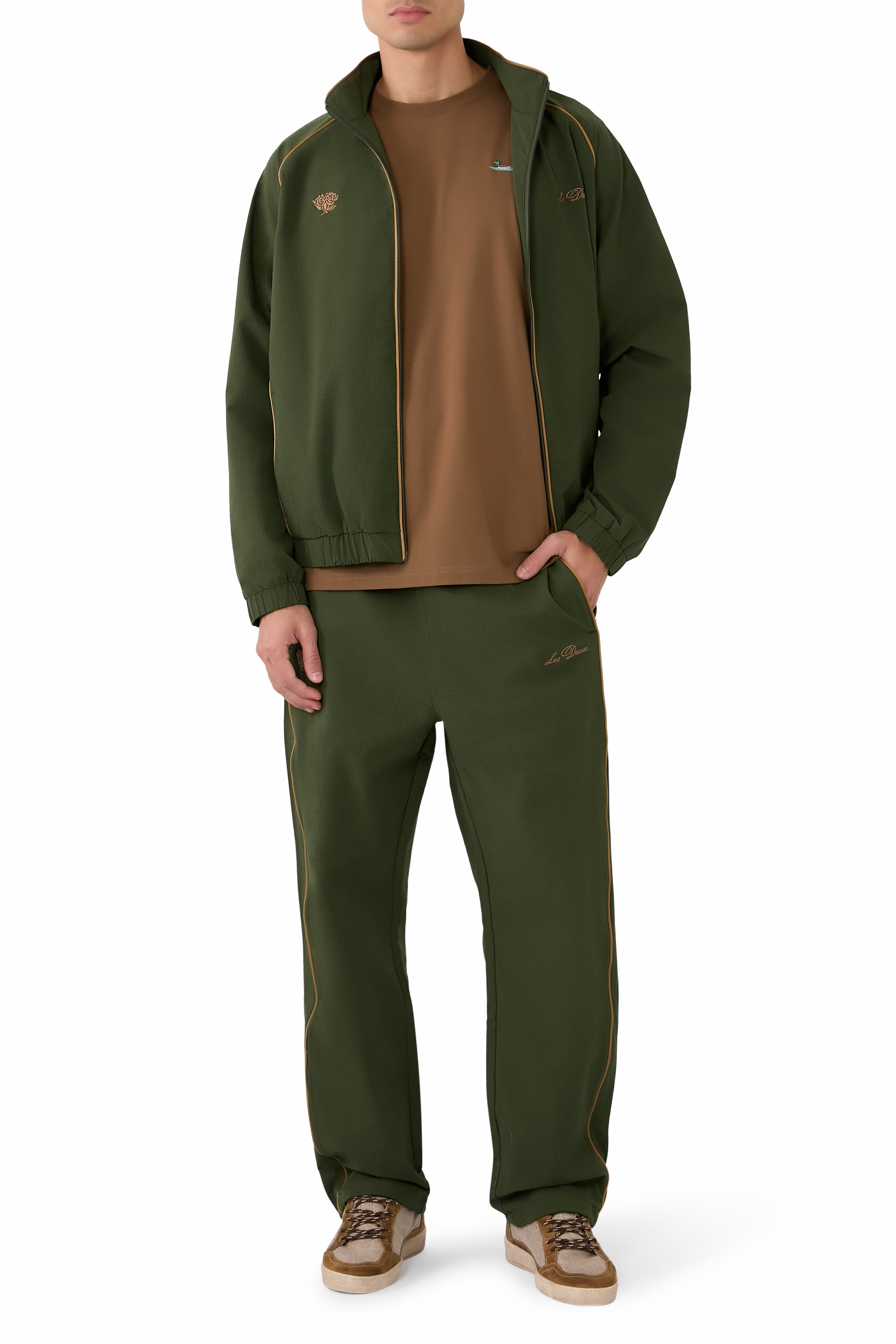 Hudson Seersucker Track Pants