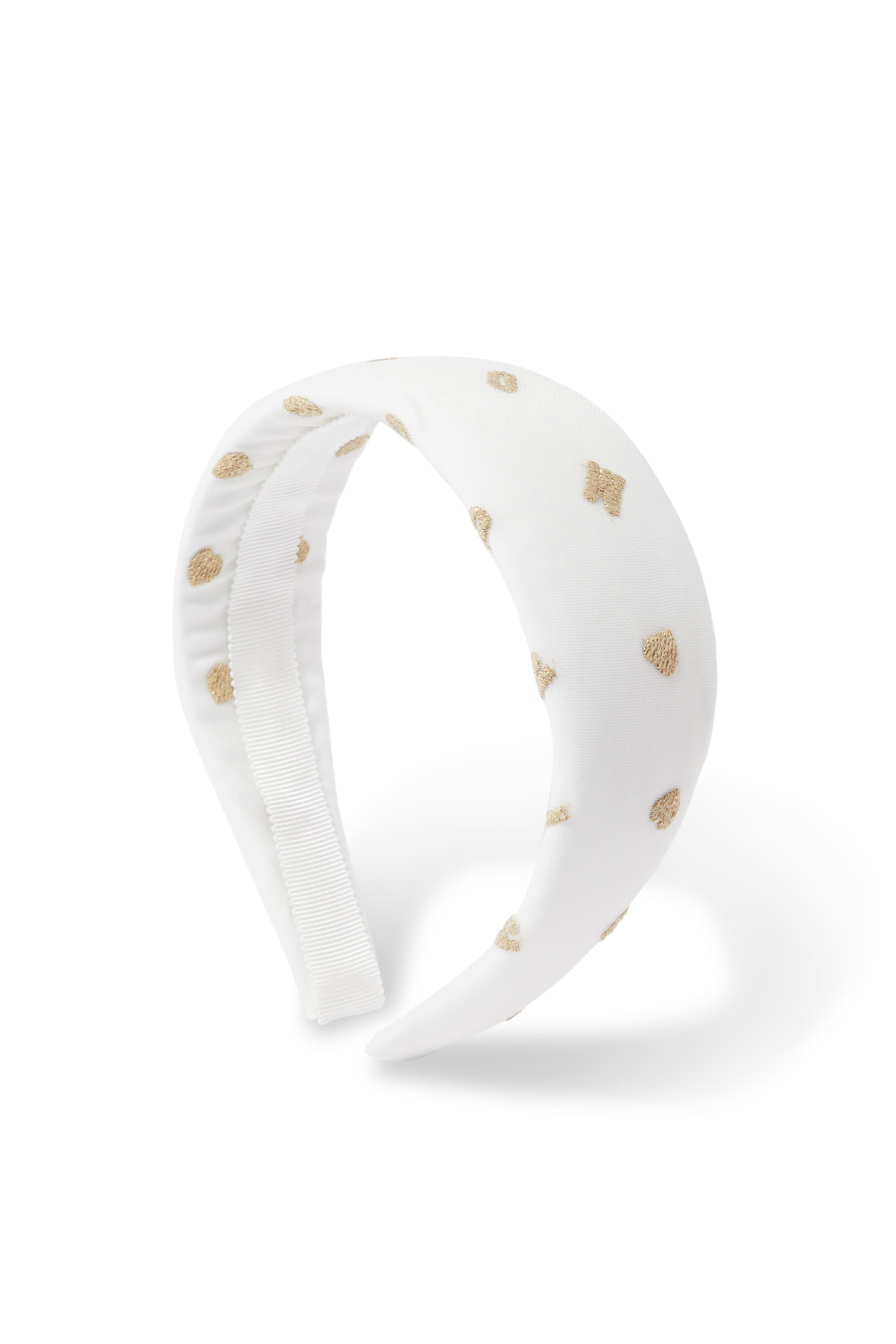 Kids Hearts Jacquard Head Band