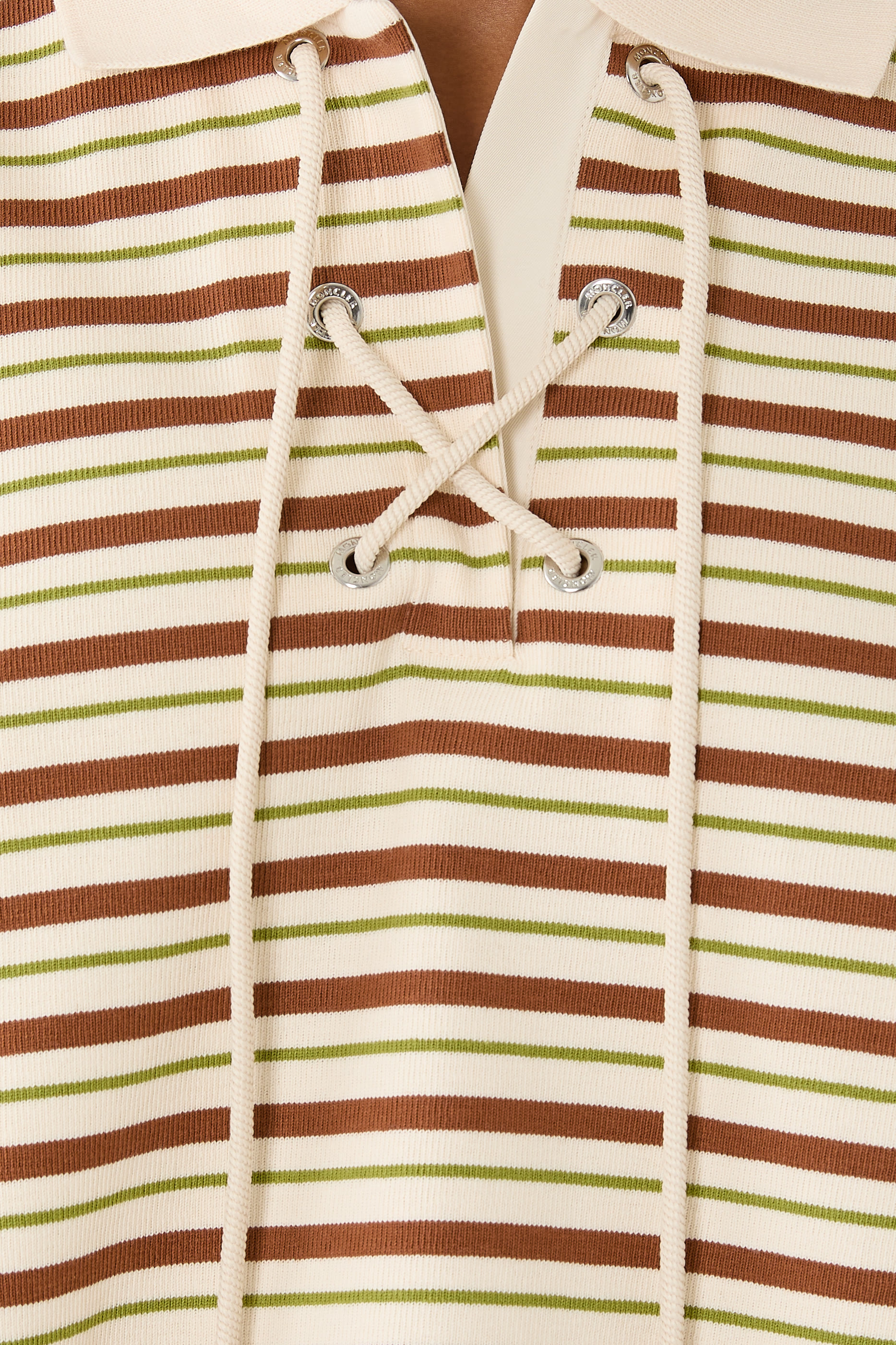 Striped Cotton Polo Shirt
