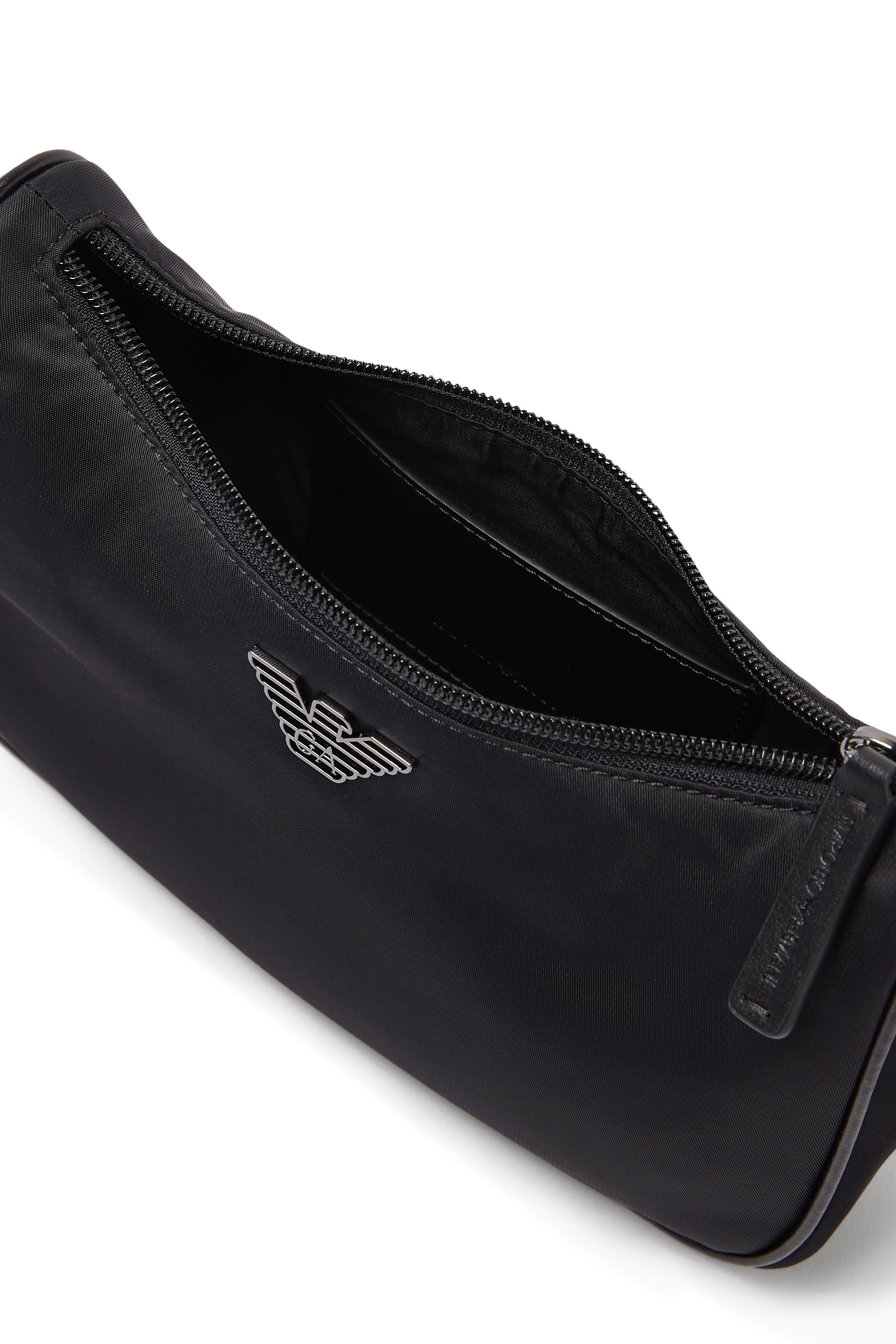 Metal Eagle Logo Crossbody Bag