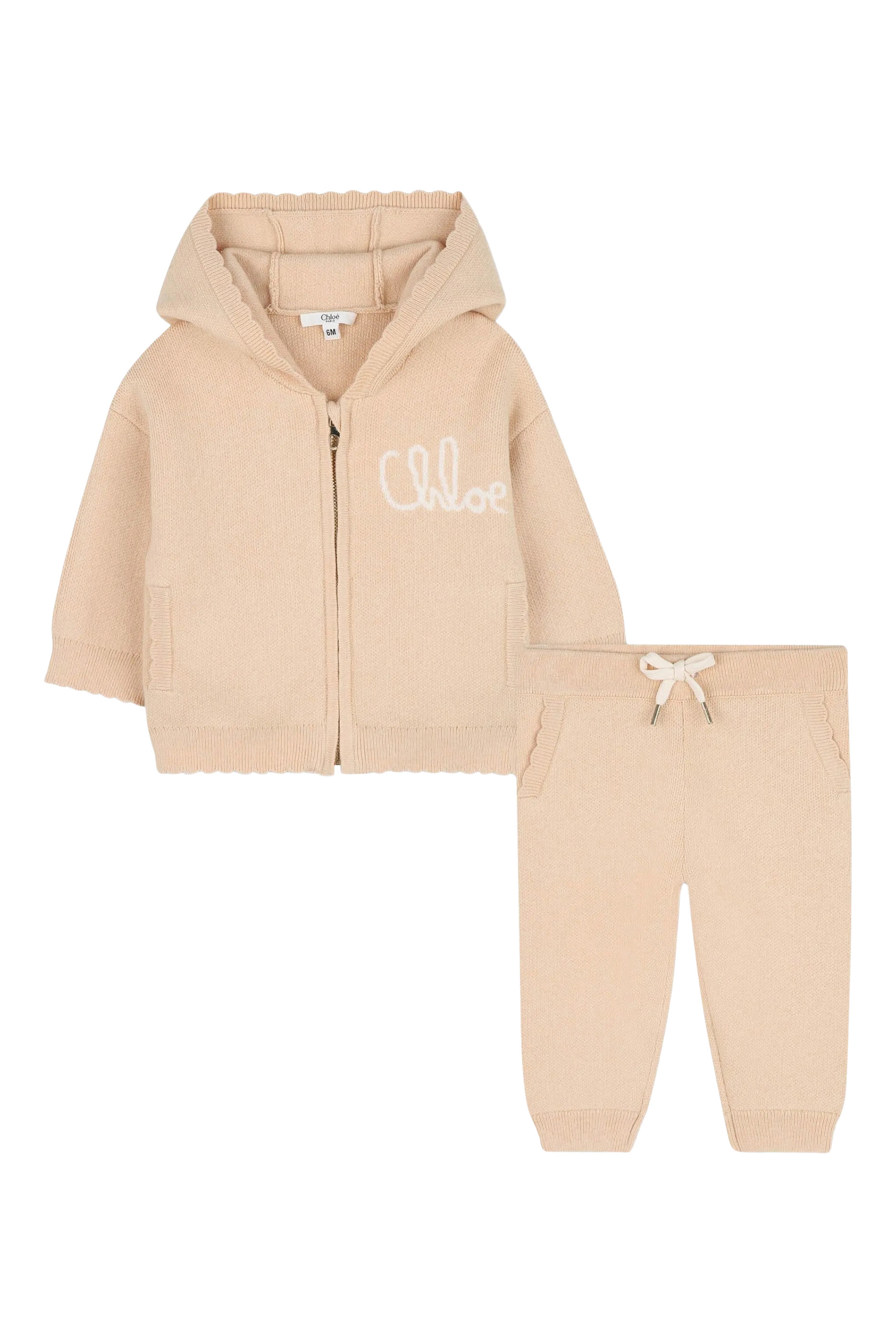 Kids Logo Hooded Zip-Up Tracksuit