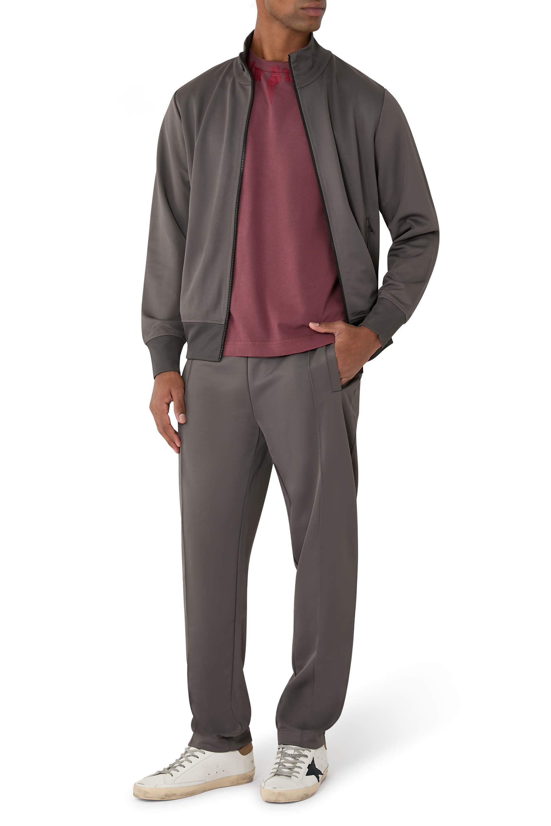 Men&rsquo;s Super-Star Leather Sneakers