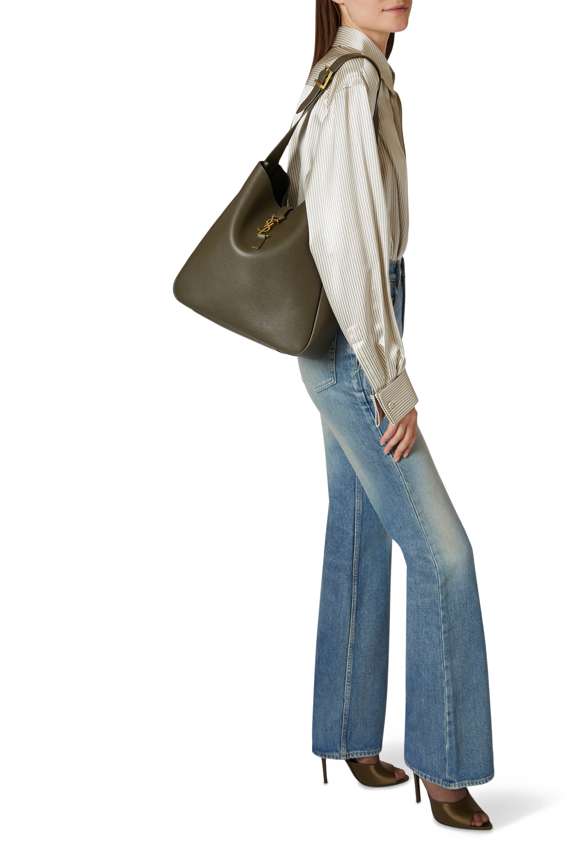 Le 5 &Agrave; 7 Supple Large Shoulder Bag