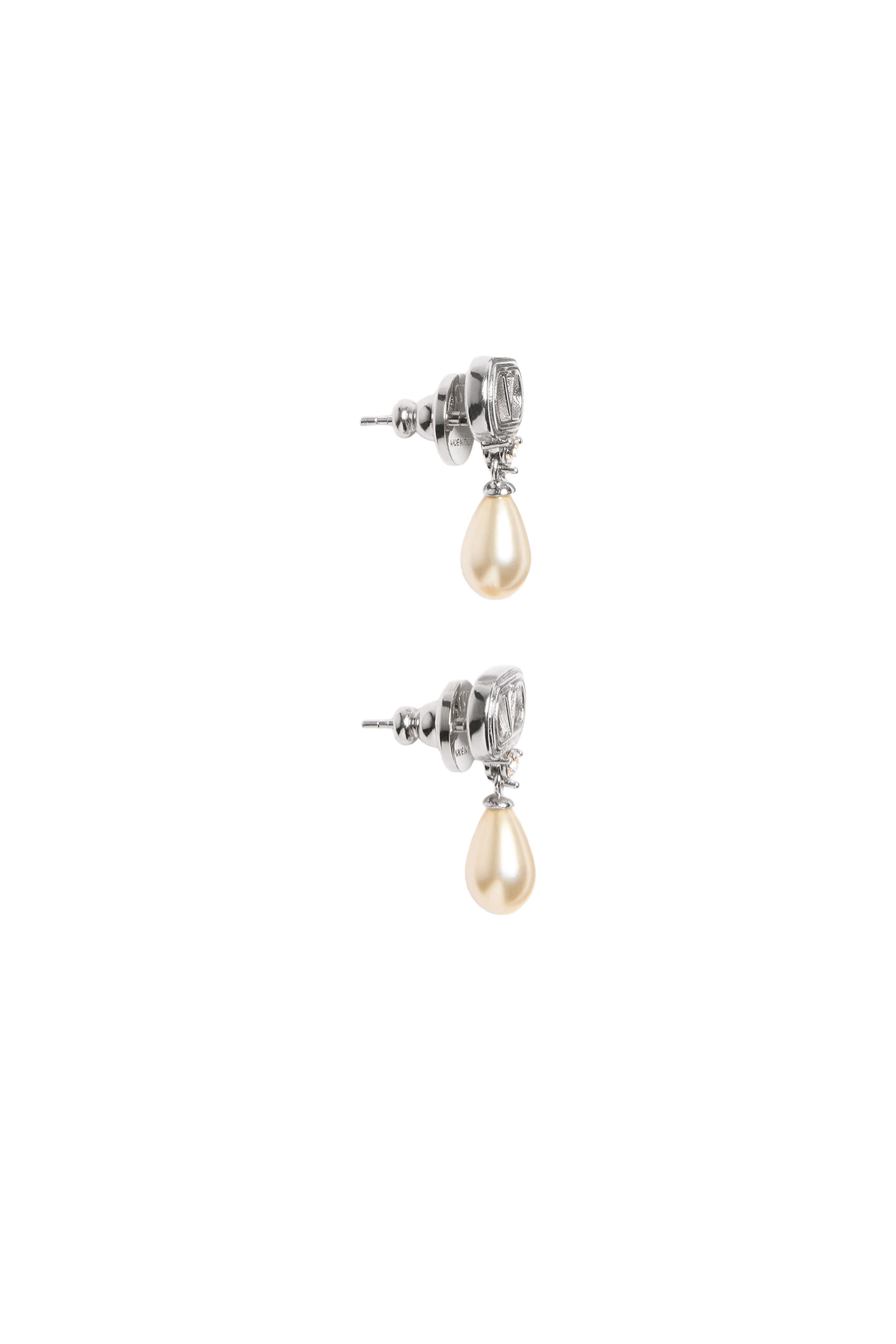 Teardrop Pearl Ovalette Earrings