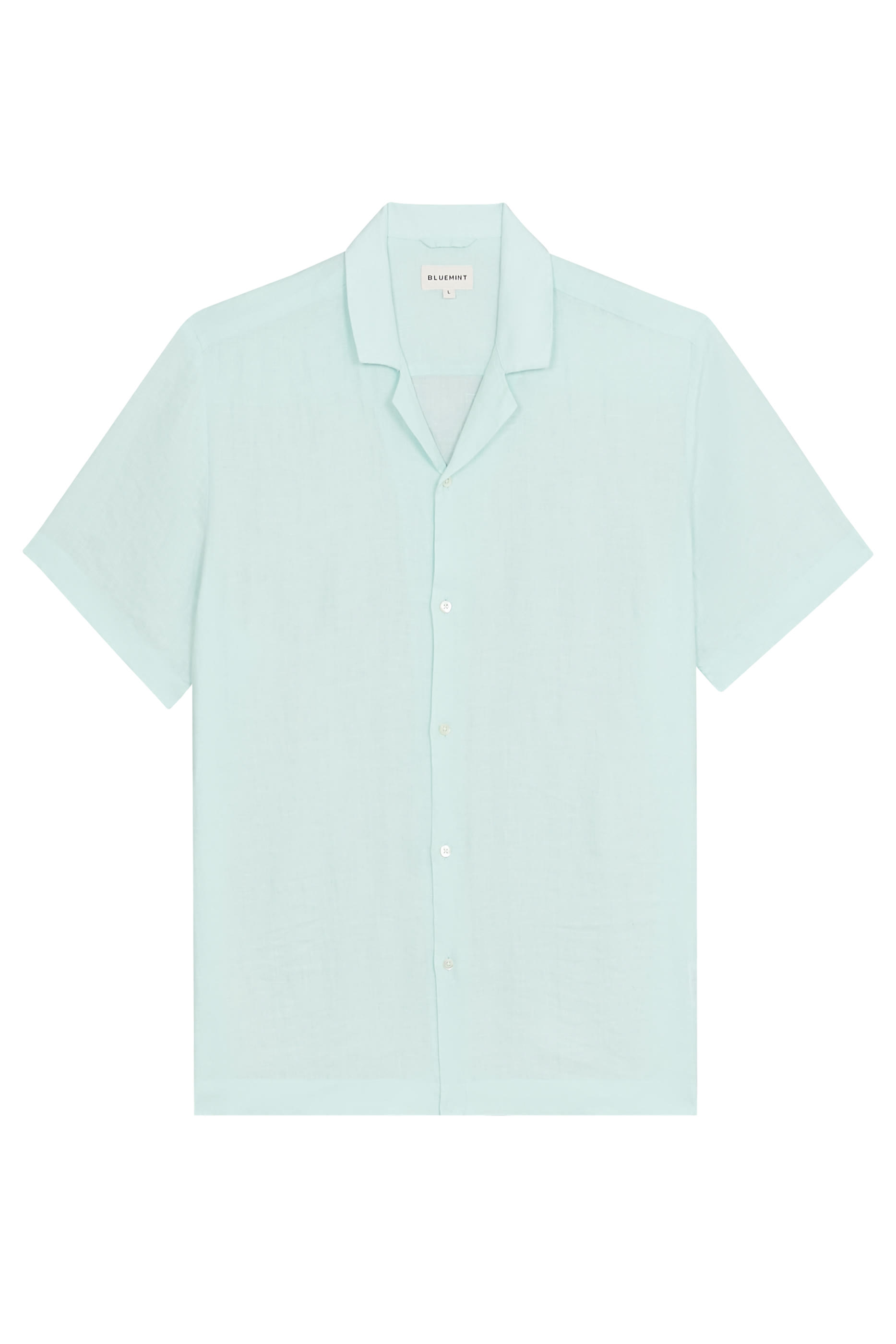Mars Camp-Collar Linen Shirt