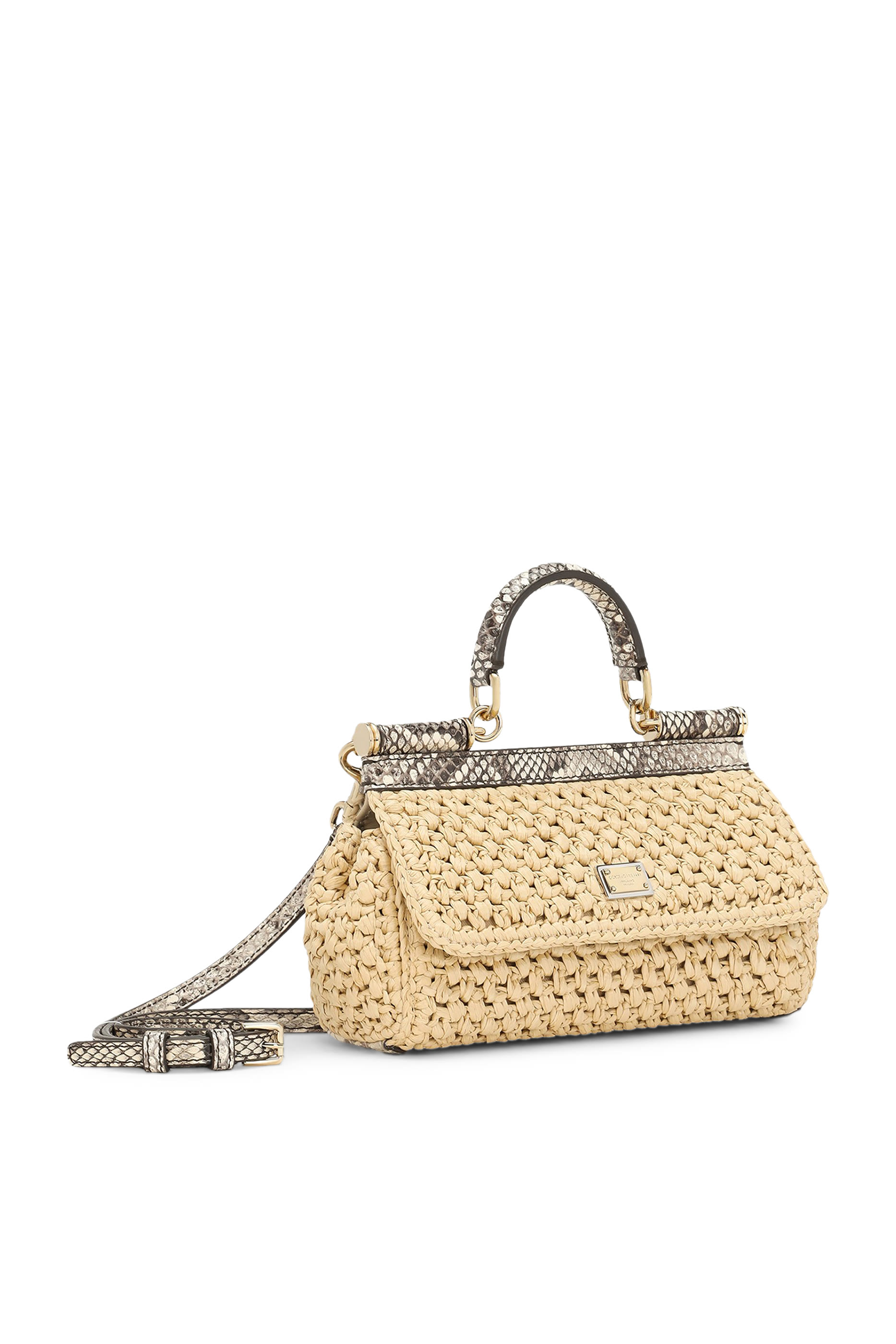 Small Raffia Crochet Sicily Bag