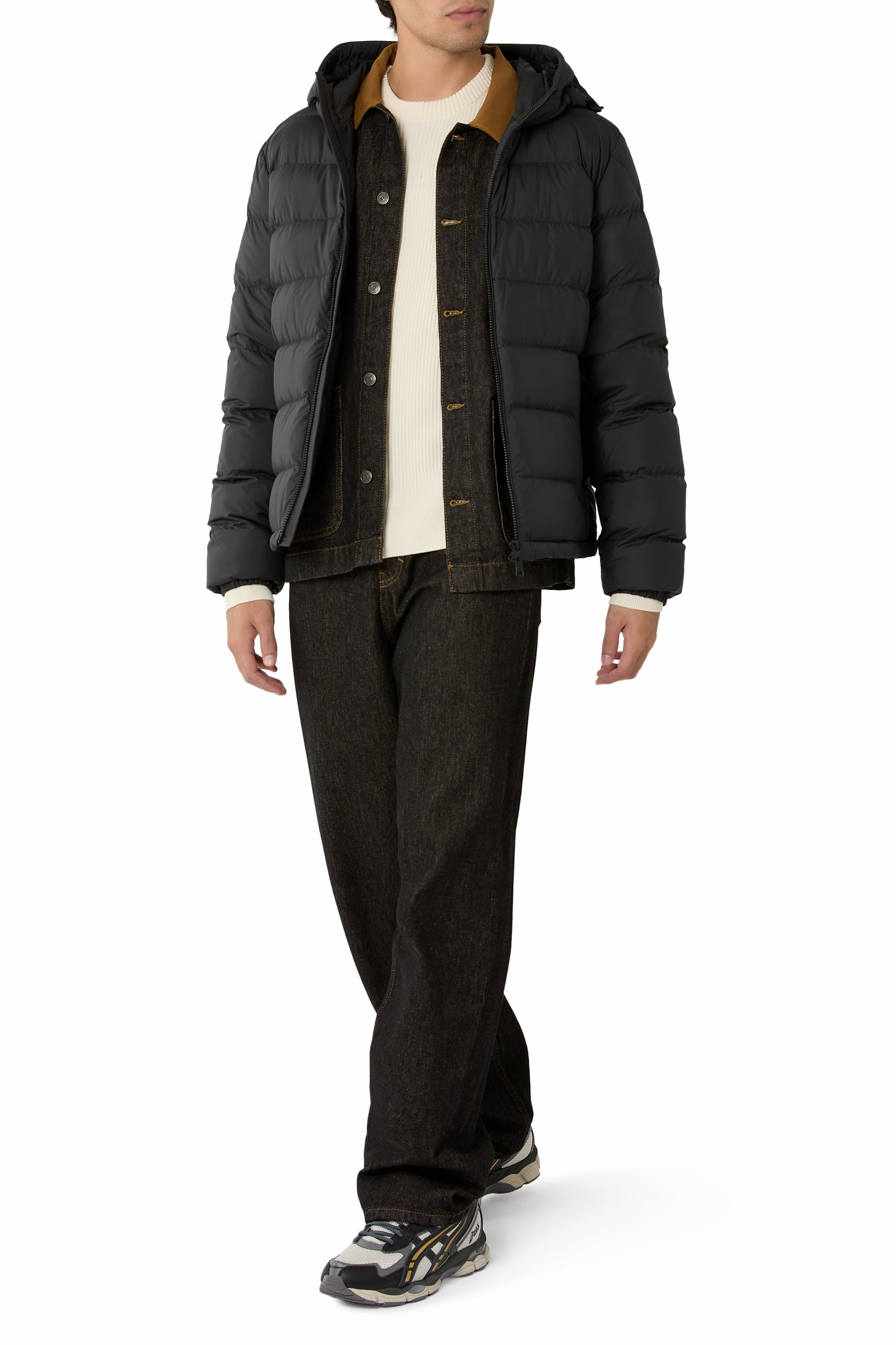 Laveraet Hooded Short Down Jacket